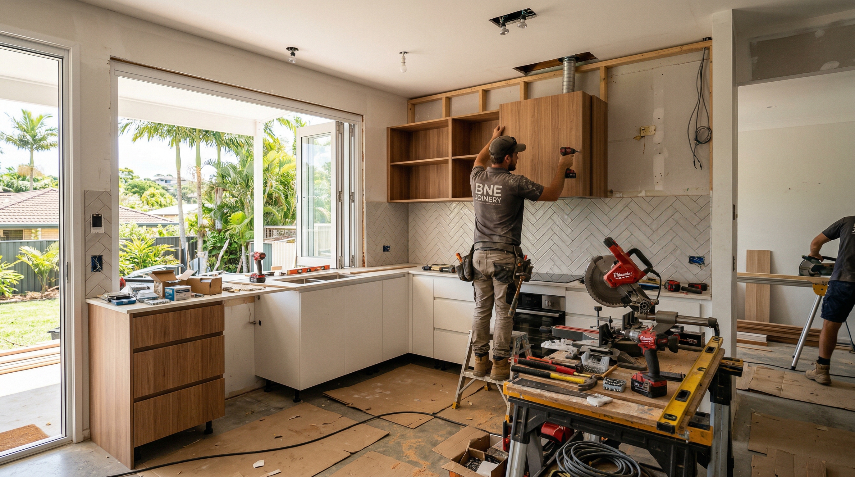Brisbane kitchen renovation in progress